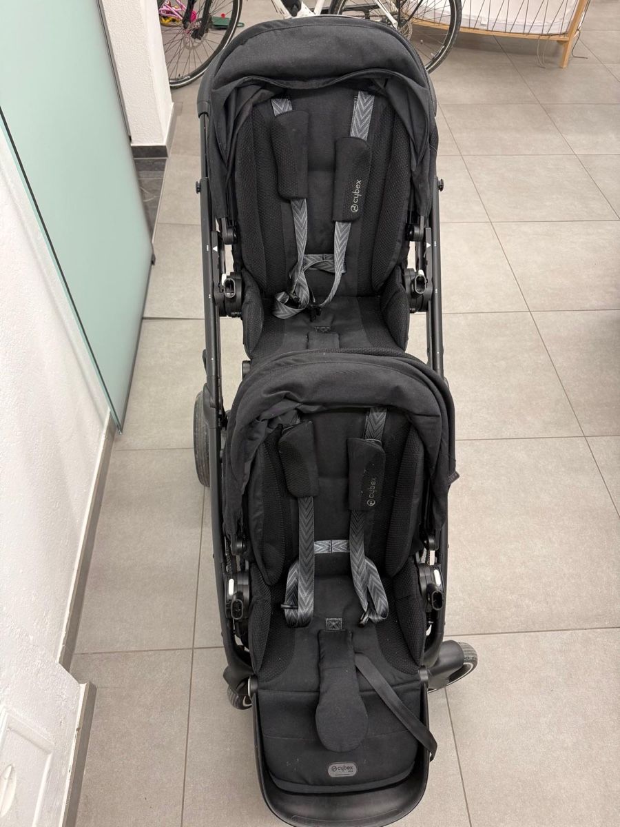 Cybex Carrozzine: Poussette double Cybex noire bon état – Usato da Forel FR venduto da ben_555h 2