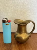 HAKU Massiv Messing Kanne Bauchkanne Handwerkskunst Vintage