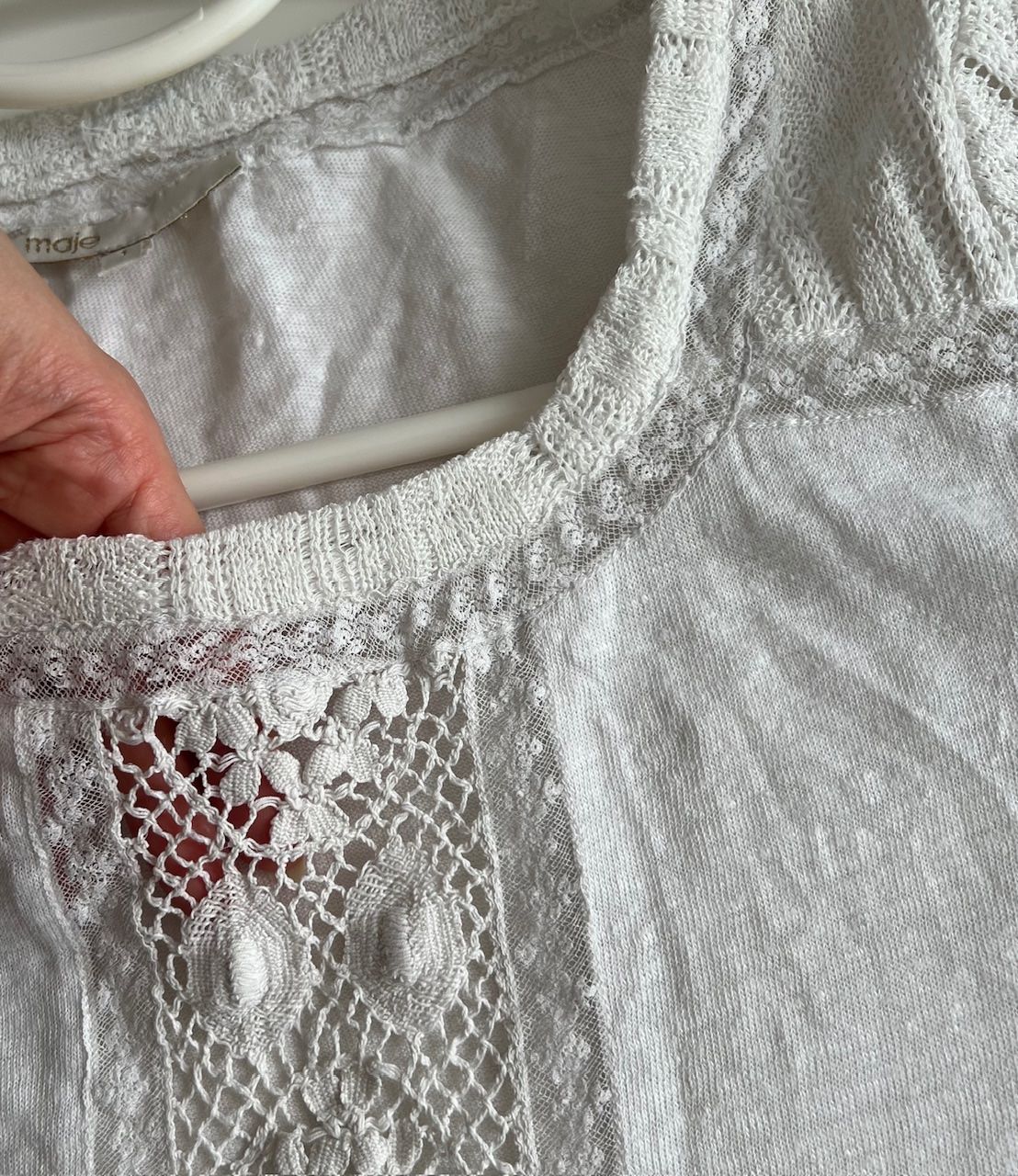 Maje T-Shirts: T-shirt Maje - taille 1- Lin – Gebraucht aus Neuchâtel von kat_n6gp 2