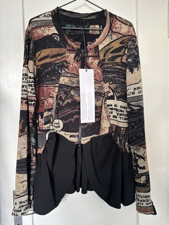Rundholz Black Label Jacket, Size S, Comic Print