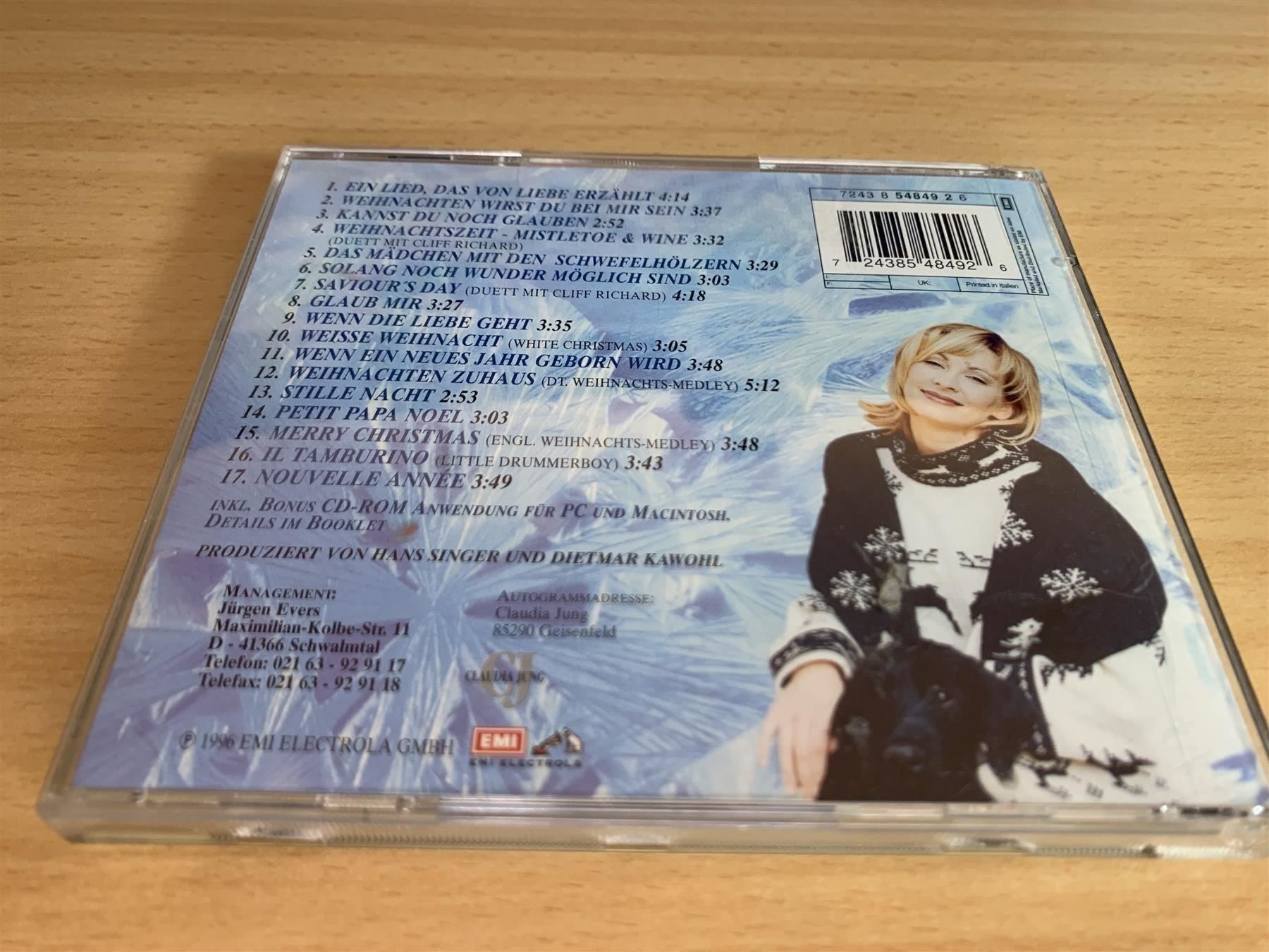 CD: Claudia Jung – Winterträume – Usato da Rikon im Tösstal venduto da Alpenmutz 1