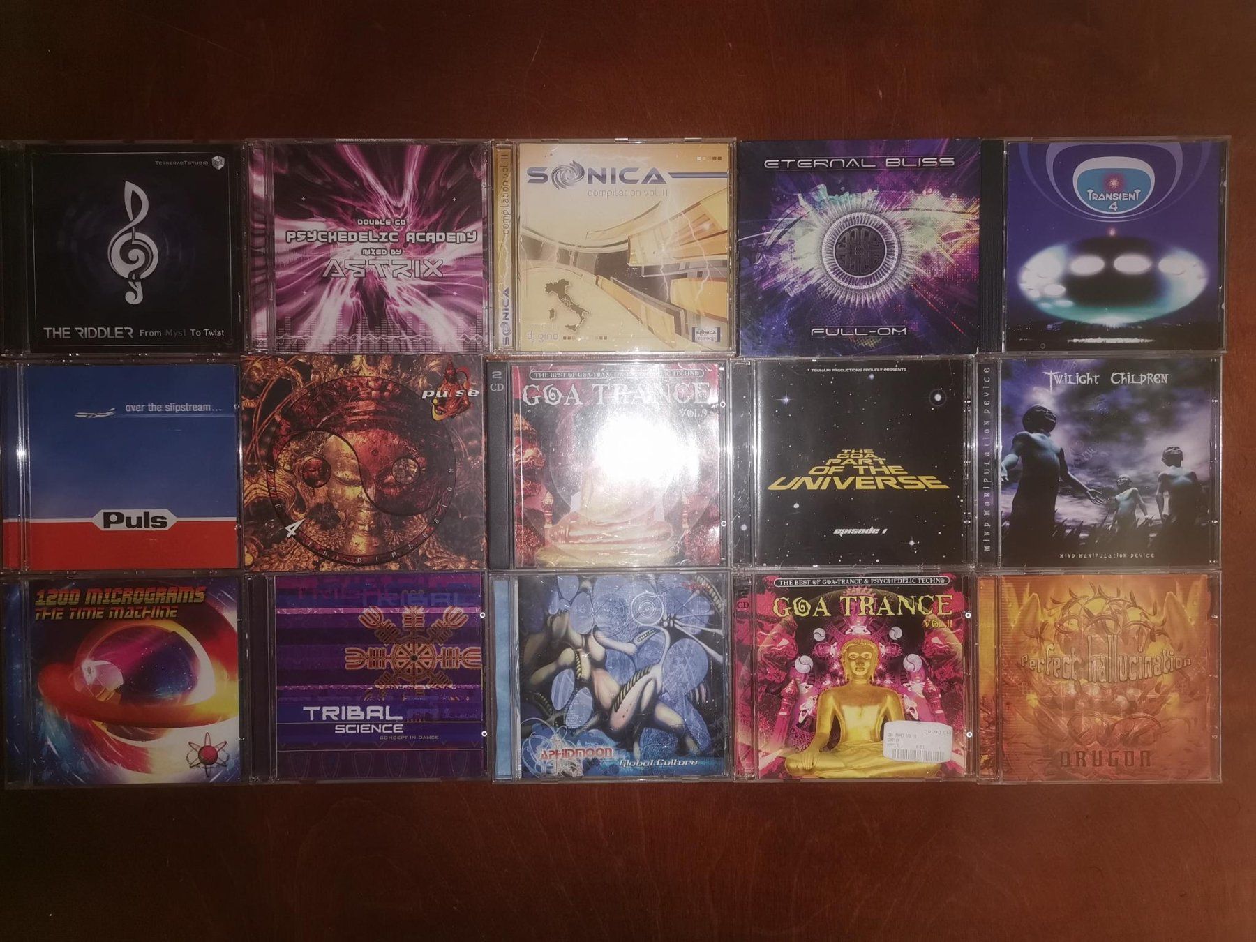 Trance, Goa, Psy-Trance, Progressive Trance, Tribal CDs (Gebraucht