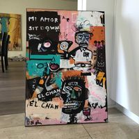 Neo Expressionismus Kunst Pop Art Acryl Original Mi Amor