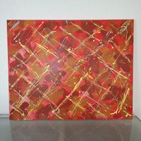 3 Bilder aus Serie. 80 x 100 cm. Öl auf Leinwand.