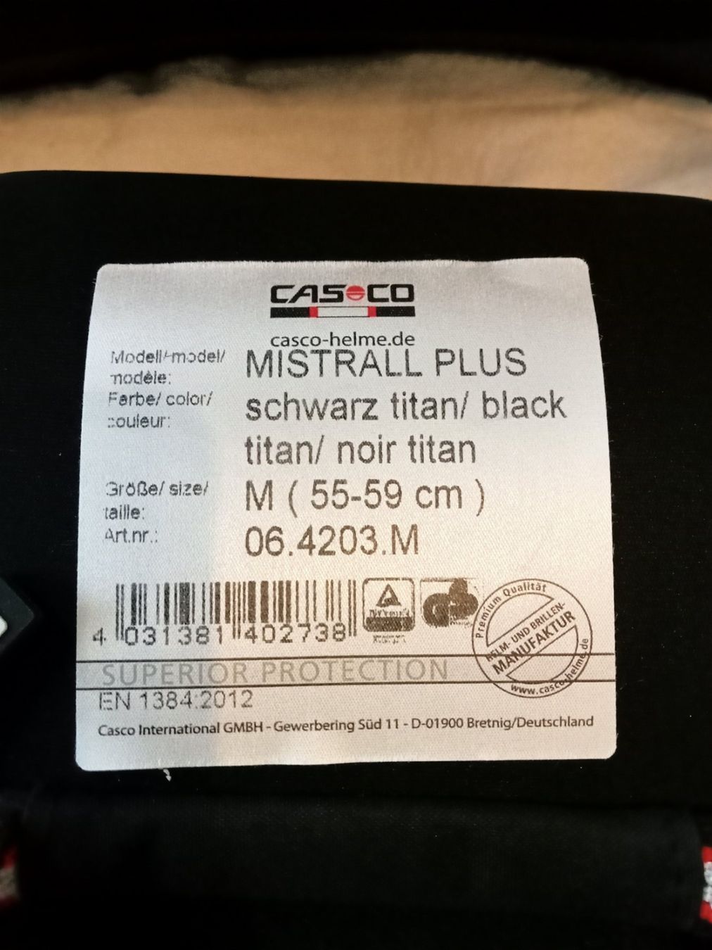 Casco Caschi: Reithelm neu, Marke Mistrall Plus – Nuovo e nell'imballaggio originale da zürich venduto da Bsp1 8