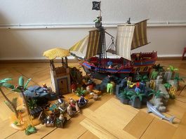 Playmobil Piraten Schiff, Insel und Lagune... divers