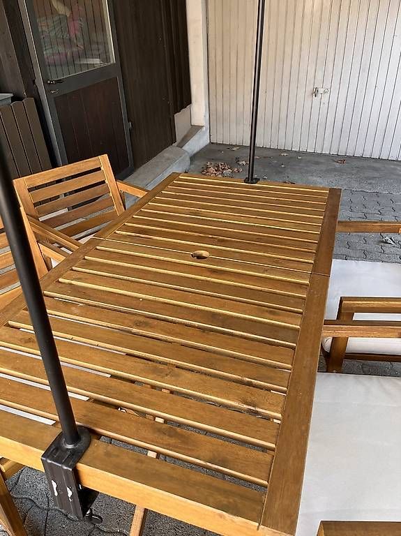 Set di tavolo e panche: Ikea Gartentisch mit Stühlen – Usato da Güttingen venduto da sab_vg9p 1