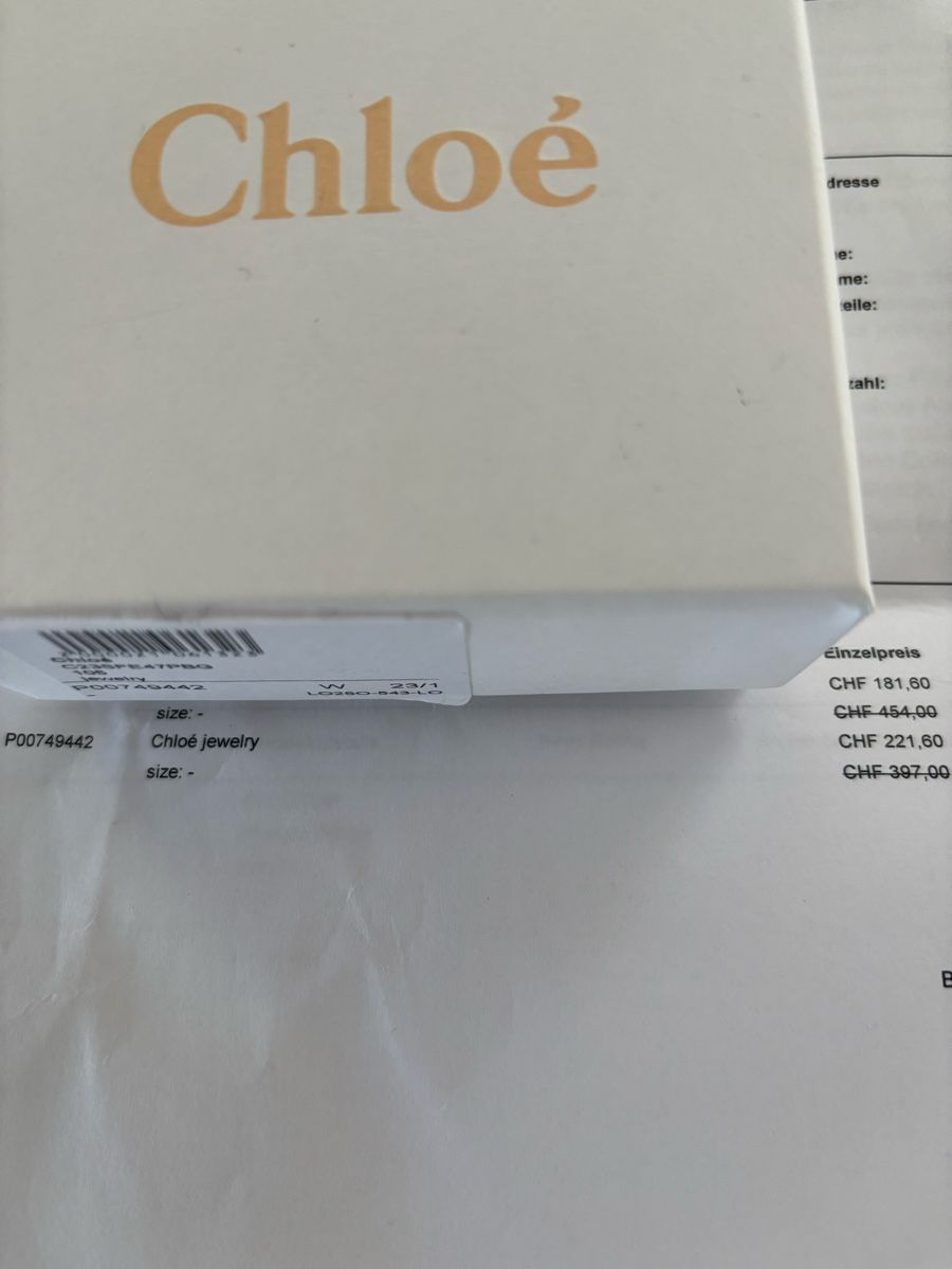 Chloé Orecchini pendenti & Orecchini a lobo: CHLOÉ Ohrringe / NEU / 397 CHF – Nuovo e nell'imballaggio originale da Tägerwilen venduto da limolimo 2