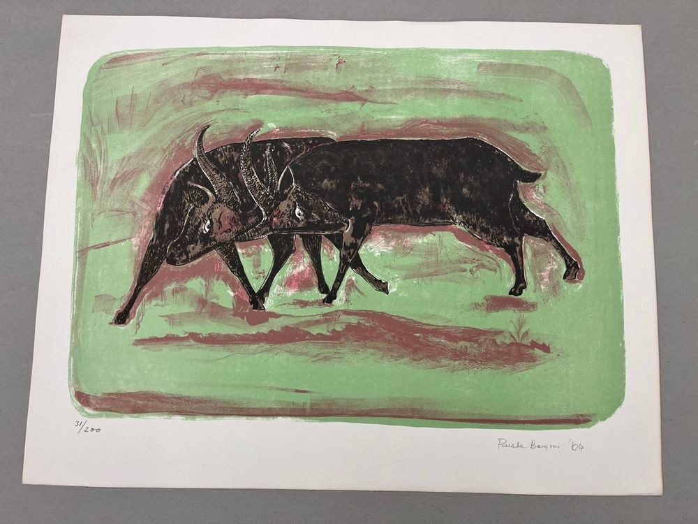 Grafica & Litografie: KÜNSTLER ? LITHOGRAPHIE SIGNIERT NUMMERIERT – Usato da Gersau venduto da grafik-kunst