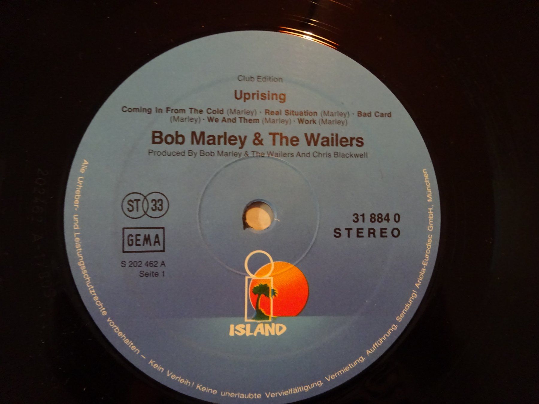 Vinyles: BOB MARLEY ** UPRISING – D'occasion à Luzern par xrayspex99 4