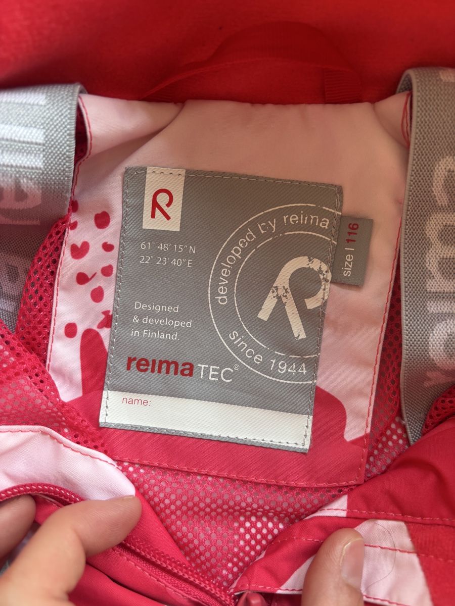 Reima Anzüge: Reima Regenoverall pink Grösse 116 – Gebraucht aus Grosswangen von Sunnyday35 1