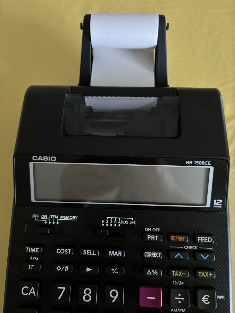 Casio Taschenrechner: CASIO HR-150RCE Druckender Taschenrechner – Neu (gemäss Beschreibung) aus Basel von Pureza82 1
