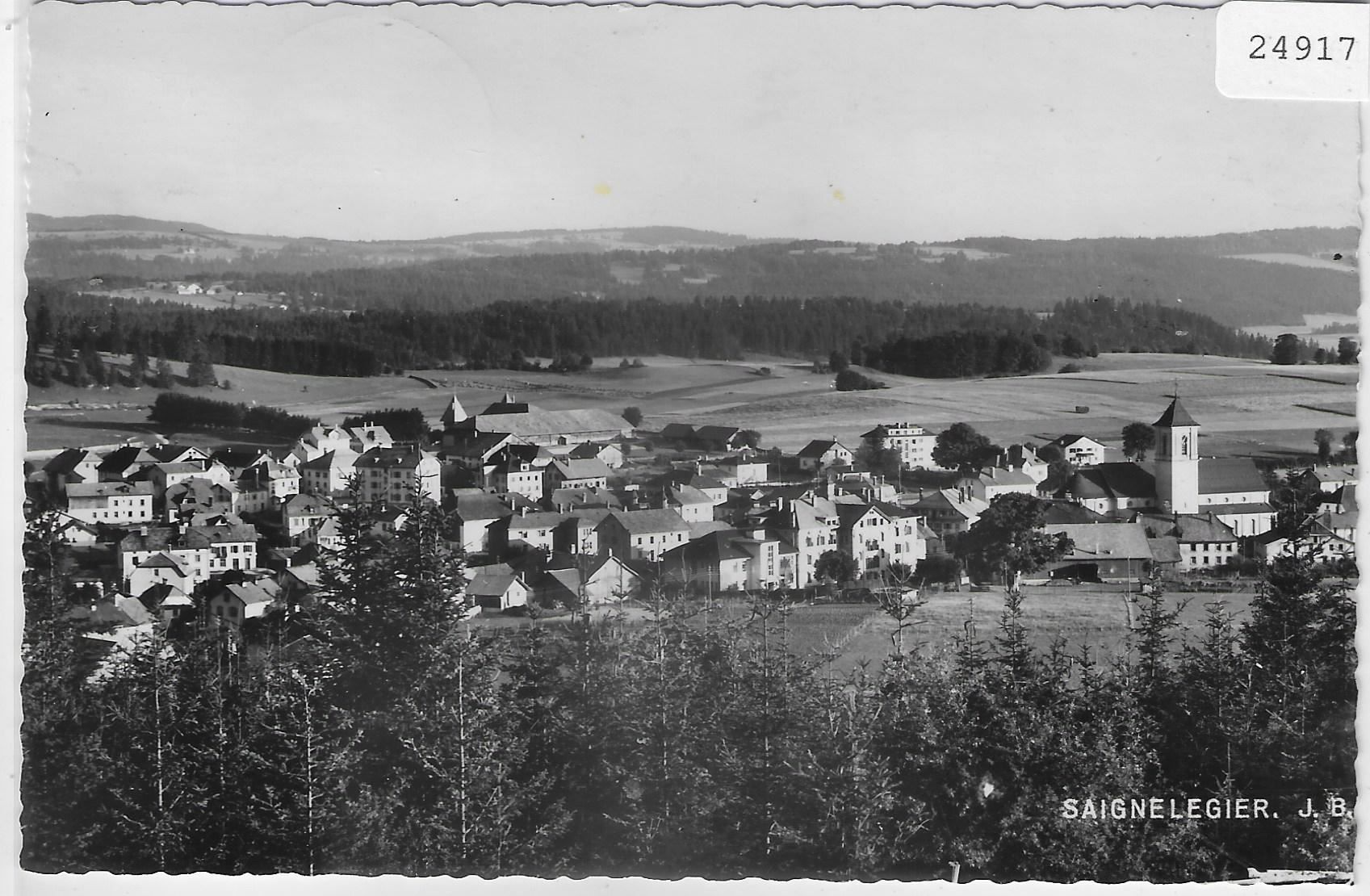Cartoline postali: Saignelegier - Vue generale – Antico da Ettingen venduto da Kartenplanet