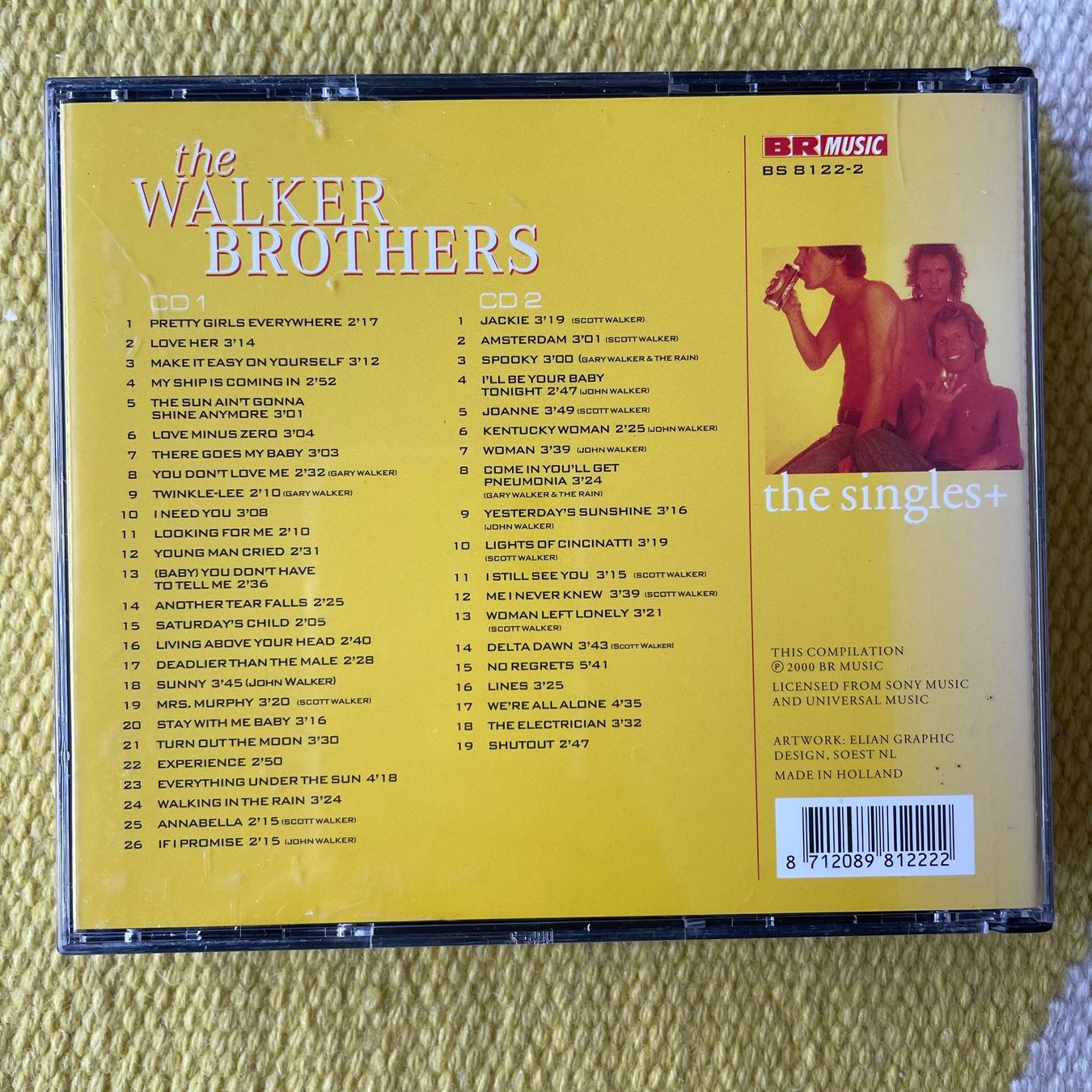 CD: THE WALKER BROTHERS-2CD THE SINGLES+ – Usato da Rorschacherberg venduto da CD-Roli 1