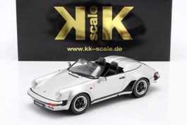 Porsche 911 Speedster 1989 silber met.     1:18 von KK Scale