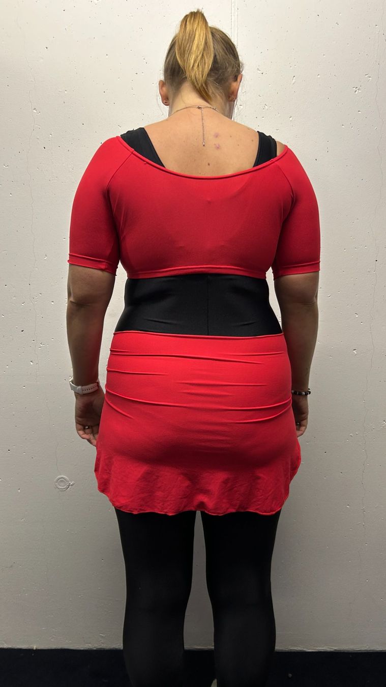 Top: Rote Top und Cacheur, Gymnastik, Dance, M – Usato da Marbach SG venduto da fam_8hbc 1