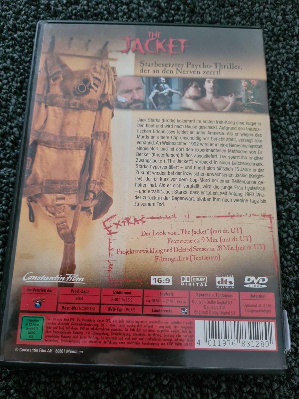 Alle DVDs: THE JACKET (12093) – Gebraucht aus Ruswil von M71 1