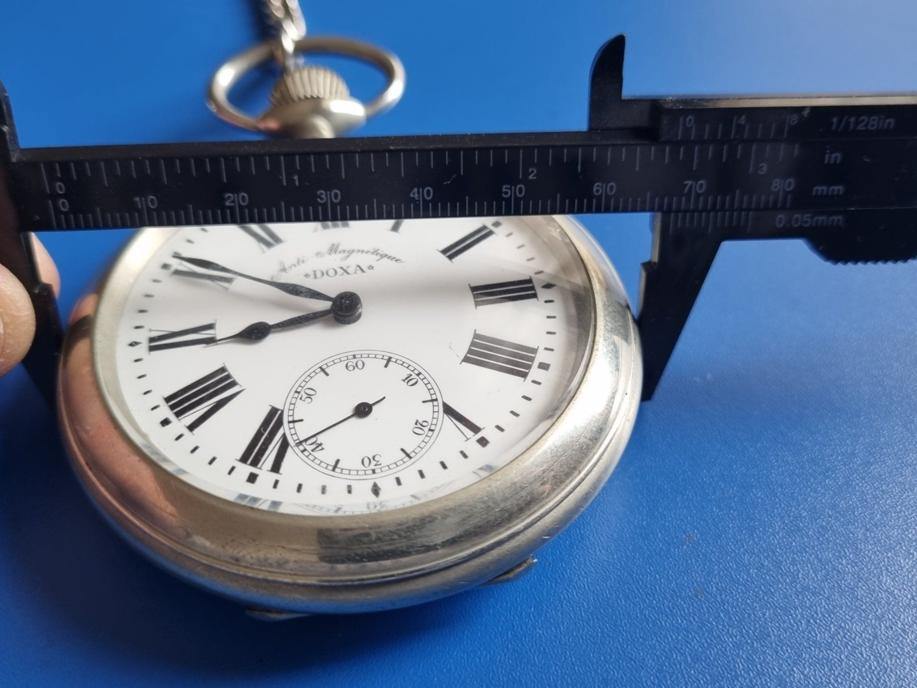 Doxa Orologi: GROSSE DOXA Eisenbahnuhr – Usato da Schaffhausen venduto da Leveron13 6
