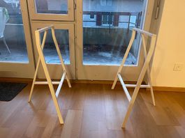 IKEA Lerberg Tischböcke weiss - 2 Stück, guter Zustand