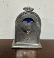 [VINTAGE]: Marinoni - Vintage Tischuhr aus Zinn + Mondphase