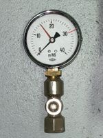 Manometer Meter Wassersäule für Heizungssystem