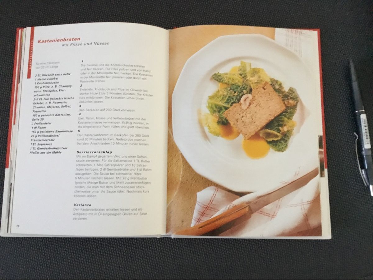 Libri: Alles Marroni die Kastanien Küche – Usato da Triesen venduto da Trisuna 5