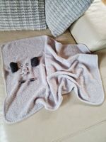 Kuschelweiche Babydecke mit Elefant ca. 60cm x 86cm