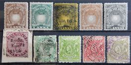 British Ost Africa ex. Kat. 1-67 */(*)/gest. 1893/96 Kat. 41