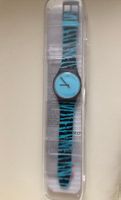 Swatch Unisex Analog Quarz Uhr mit Kautschuk Armband SUOZ143