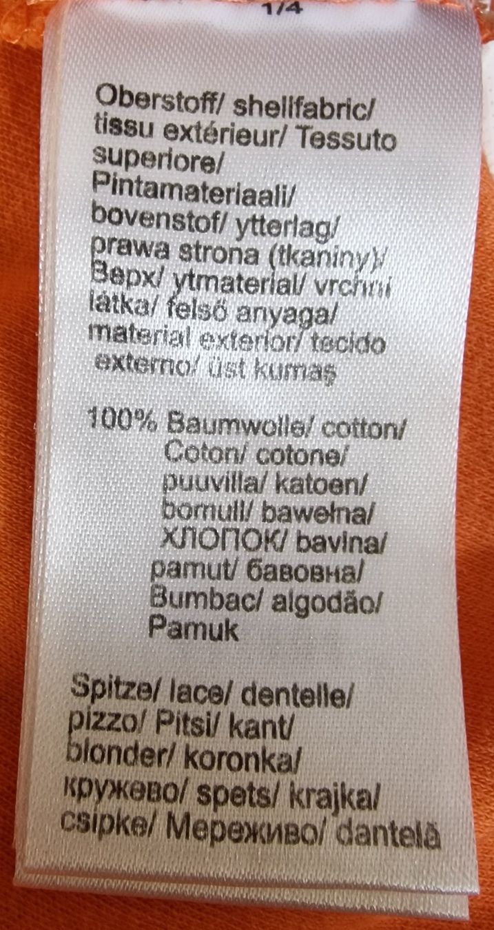 Tuniche: BPC Tunika Orange Spitze Gr. 52/54 Sommer – Usato da Haslen GL venduto da ricarono 4