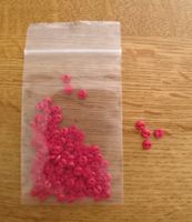 Knöpfe 4mm 100 Stk rot