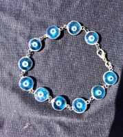 Armkettchen - orientalisches blaues Auge - Glücksbringer