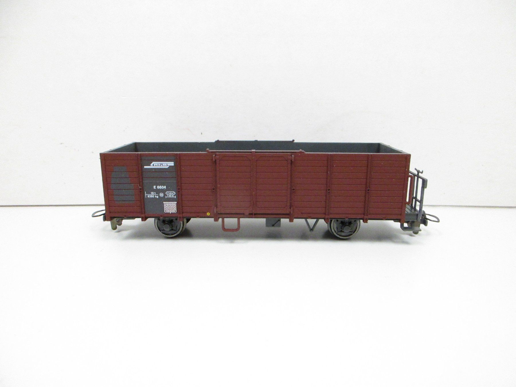 Bemo Modellini di ferrovie: Bemo H0m 2254 114 RhB Offener Güterwagen E 6604 – Nuovo e nell'imballaggio originale da Olten venduto da Heinrich875 5