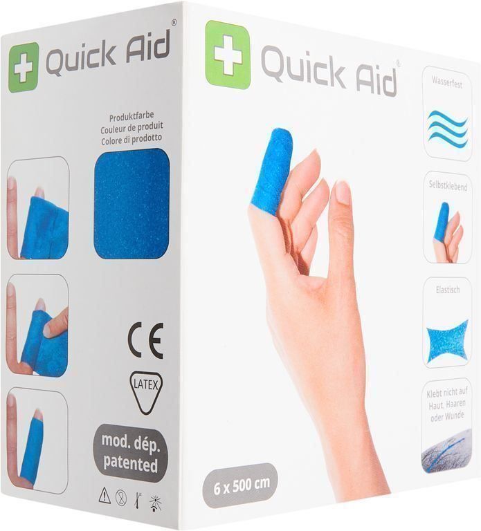 Attrezzature mediche: Pflaster Quick Aid Selbstklebend blau 4.6m – Nuovo e nell'imballaggio originale da Koppigen venduto da Bracher_Mail-House