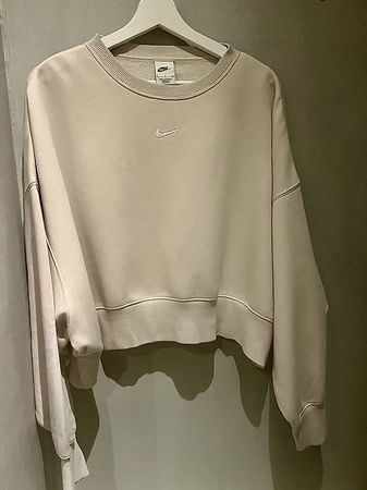 Pull Nike femme gris clair taille S