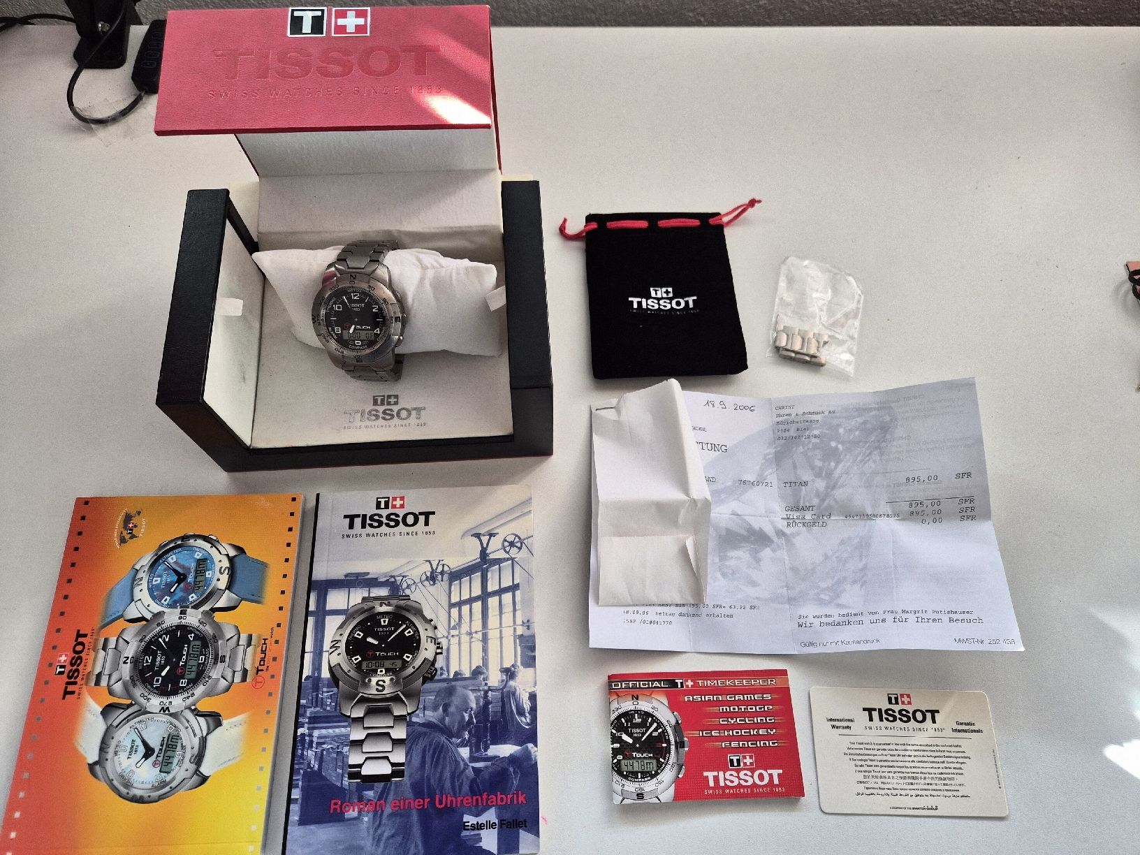 Tissot Uhren: tissot t touch moto gp titan full set – Gebraucht aus Font von Stef75