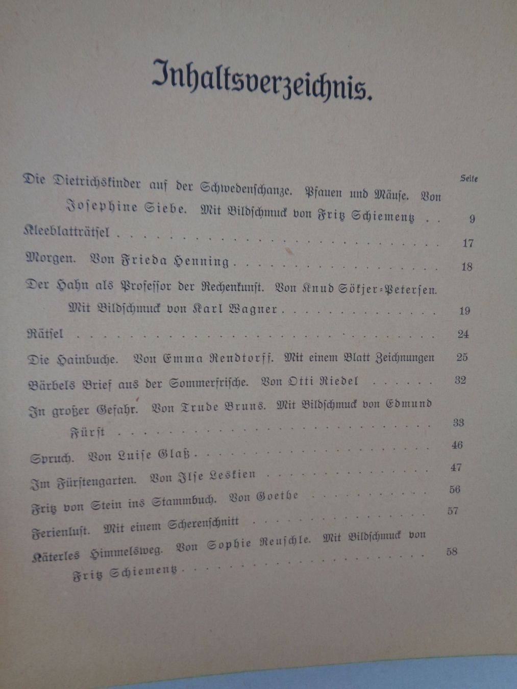 Livres: Herzblättchens Zeitvertreib - 1923 – D'occasion à Chur par omonia 4