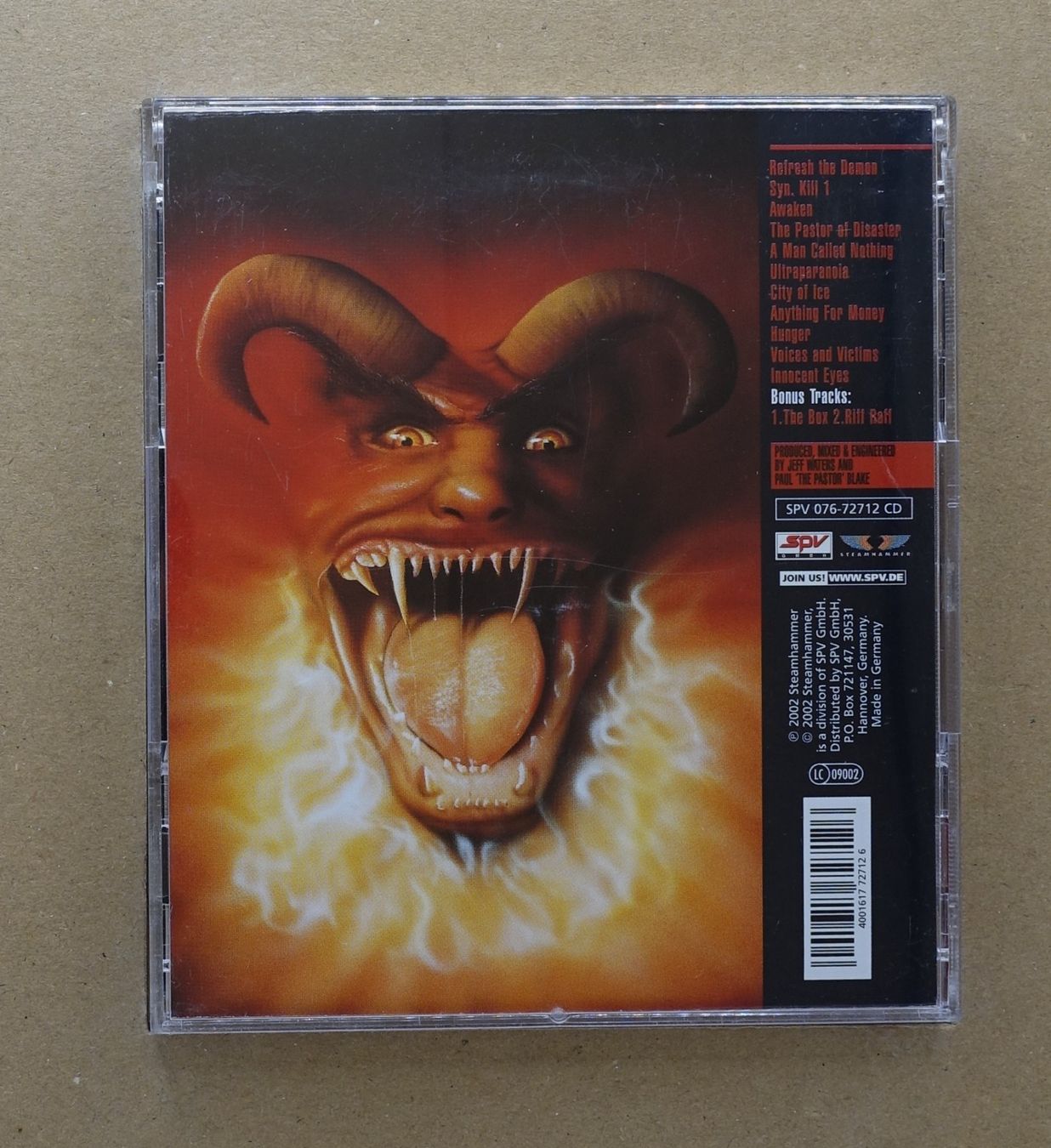 CD: Annihilator – Refresh The Demon - T11 – Usato da Sessa venduto da discoverymedia 1