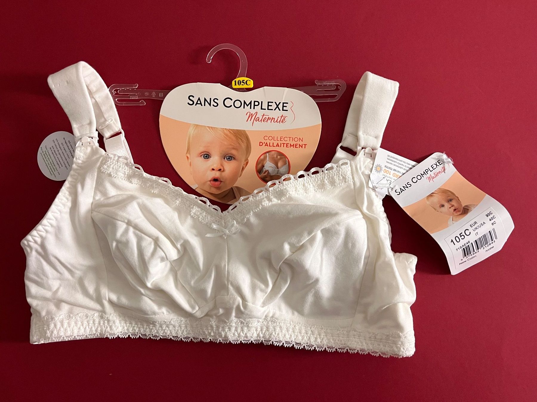 Altra biancheria intima: SANS COMPLEXE, Still-BH, Grösse 90C, Farbe Weiss – Nuovo e nell'imballaggio originale da Rudolfstetten venduto da gst_g7xl 5