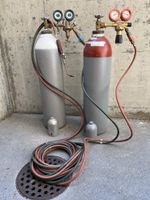 Schneidbrenner-Set SWWL mit Gasflaschen und Zubehör