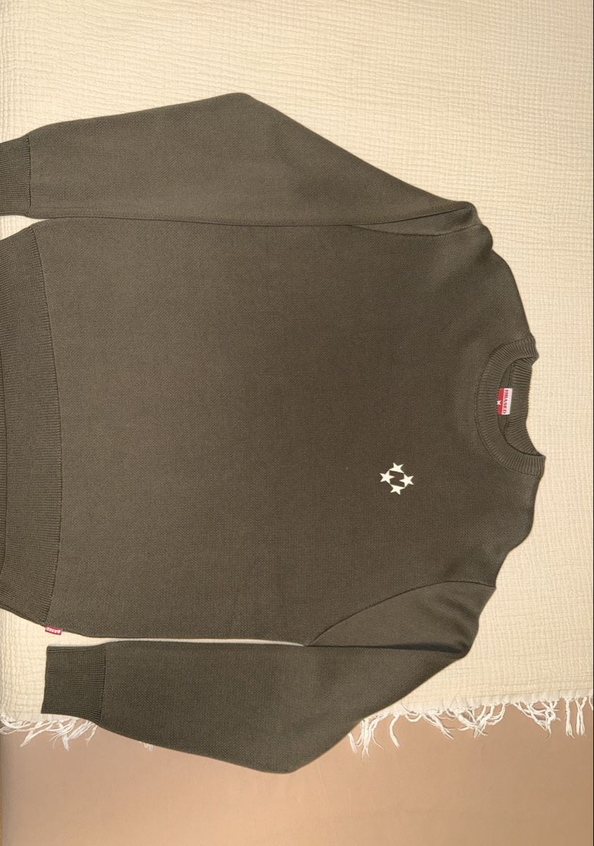 Maglioni & Felpe: Logo Knit Sweater [Olive] 99based – Nuovo (secondo la descrizione) da Zürich venduto da ramce48