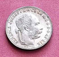 UNGARN - 1 FORINTH - 1884 K.B.