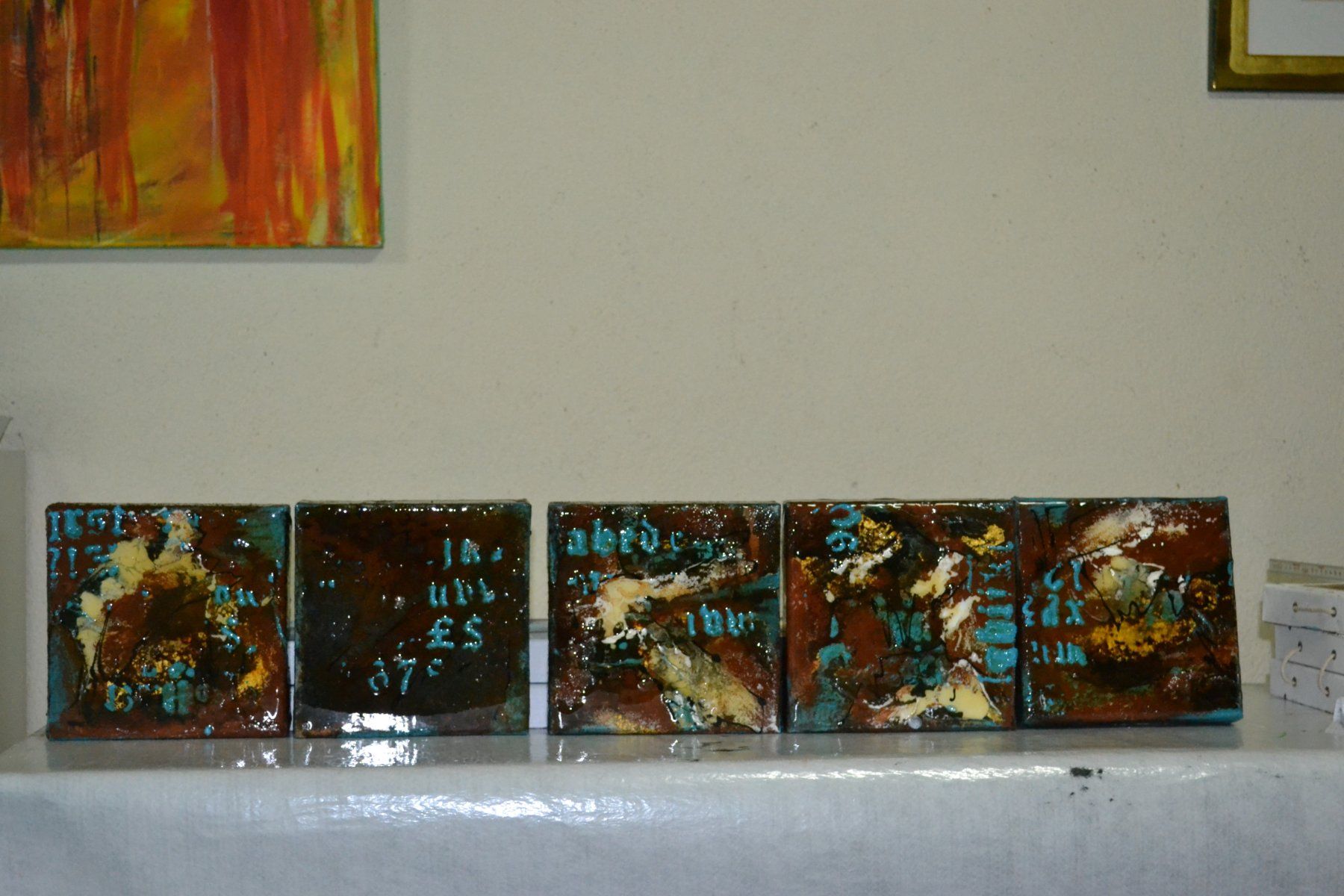 Foto & Immagini: 5er Set. Acryl -Rost 20x20 – Nuovo (secondo la descrizione) da Wolfhalden venduto da Zinauktion