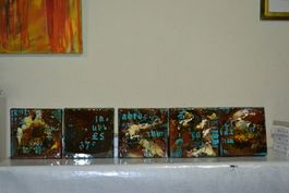 5er Set. Acryl -Rost 20x20