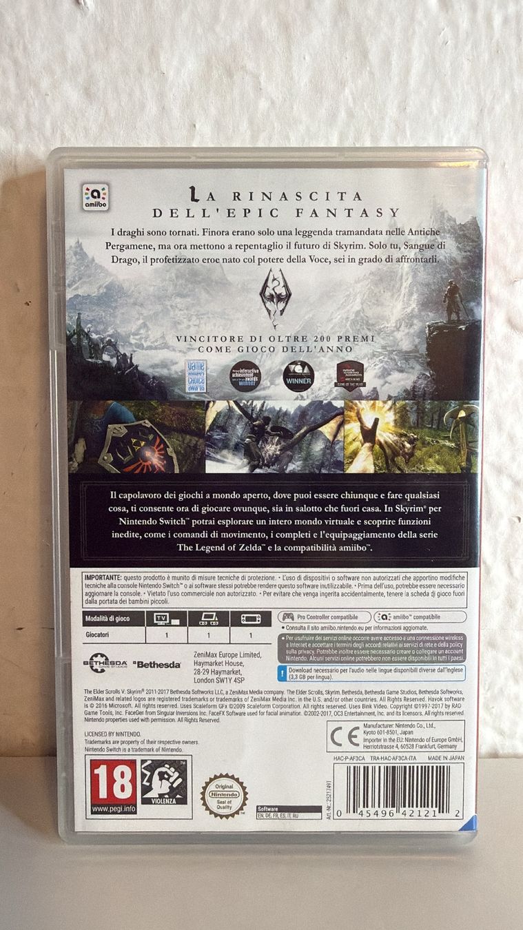 Giochi: The Elder Scrolls V Skyrim Nintendo Switch Spiel  – Usato da Ehrendingen venduto da lax21 1