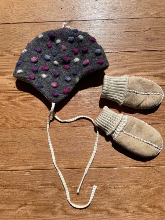 Kindermütze Pure Pure und Handschuhe