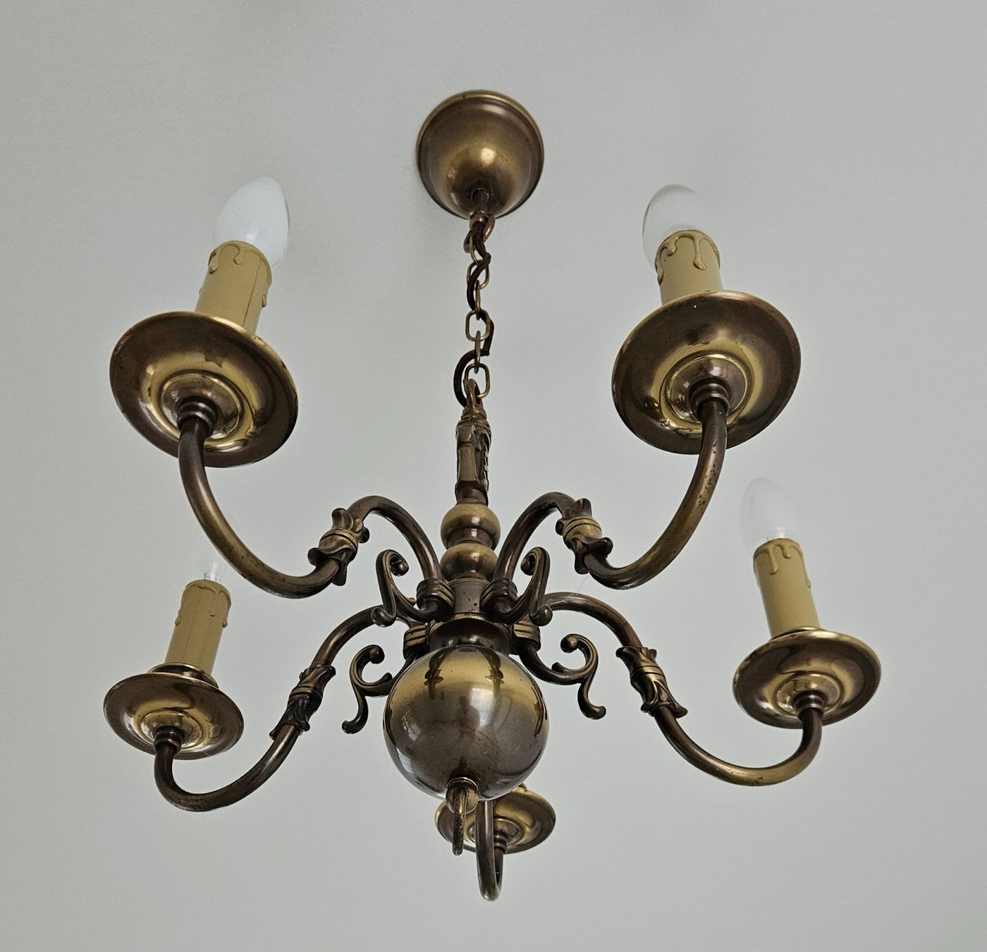 Lampadari & plafoniere: 1Deckenlampe und 2 Wandlampen antik Messing – Usato da Oftringen venduto da Dinu10