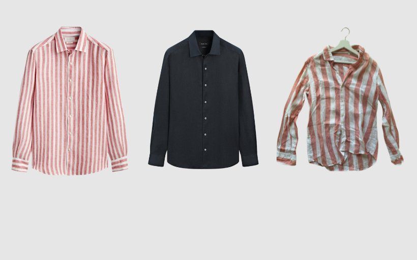 Massimo Dutti Camicie: 3x Massimo Dutti Hemden -  100% Leinen - Grösse S – Usato da Münchwilen TG venduto da Androxid