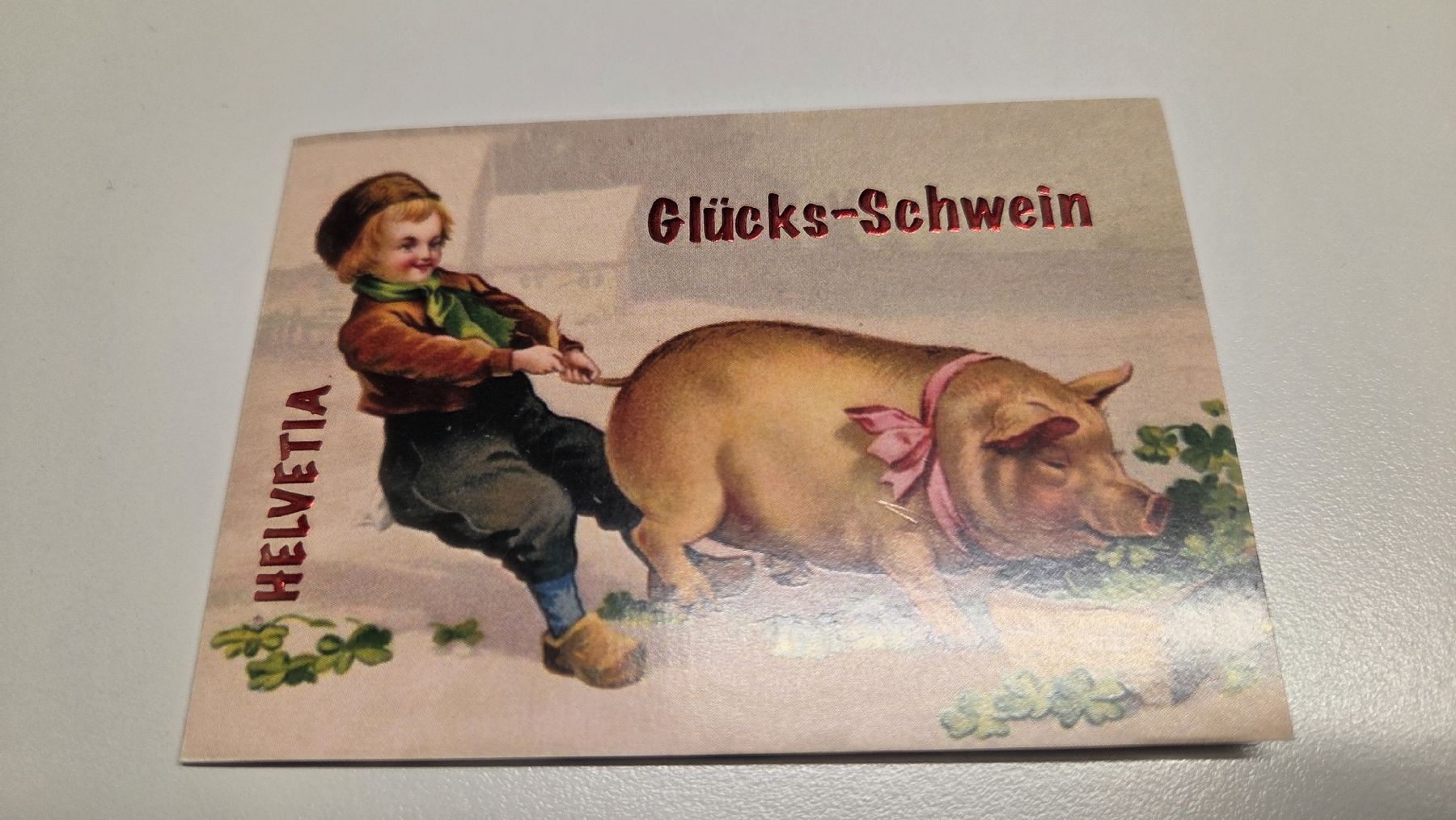 Tutti i francobolli: 2019 Folder Glücks Schwein – Usato da Arni AG venduto da Moth68