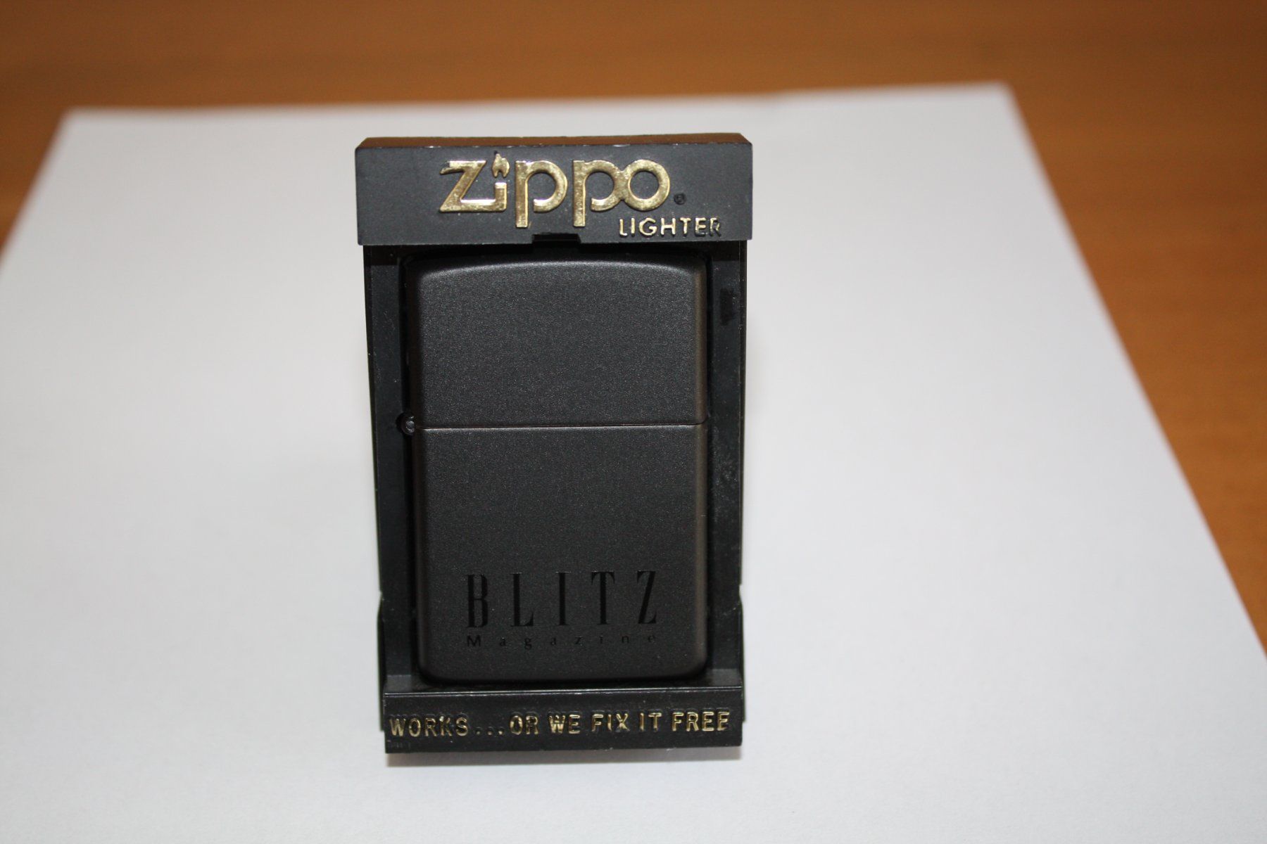 Zippo Briquets: Zippo Feuerzeug Blitz Magazine – Neuf (Voir description) à Gattikon par astra24